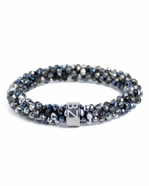 BEADZ - Dark Grey Mix (RVS Silver)