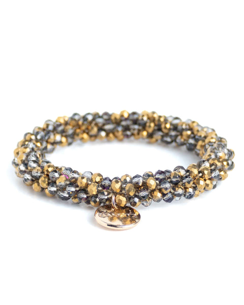 BEADZ - Golden Silvery (Gold charm)