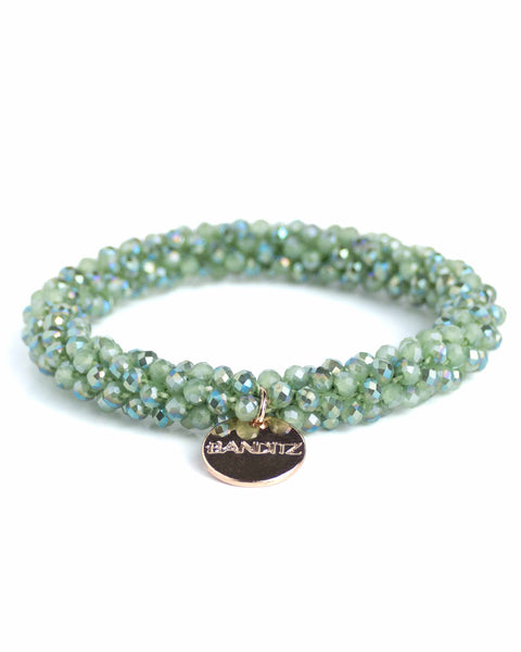 BEADZ - Khaki mint light (Gold charm)