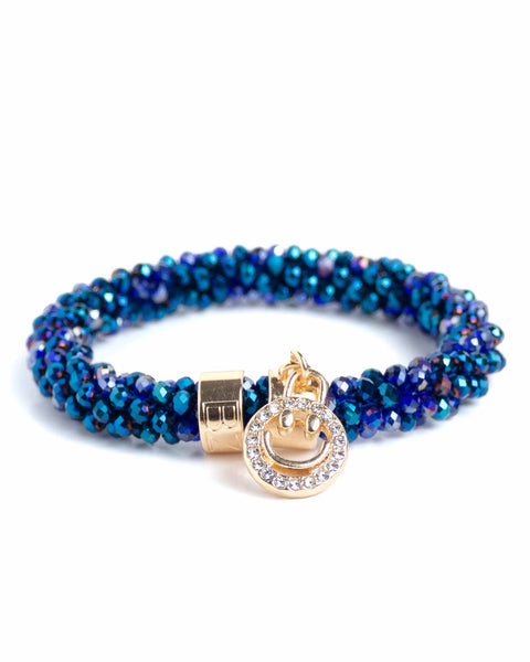 BEADZ LUX - Blue Purple Shine Mix Smiley (RVS)