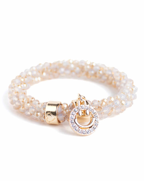 BEADZ LUX - Smiley Beige Champagne
