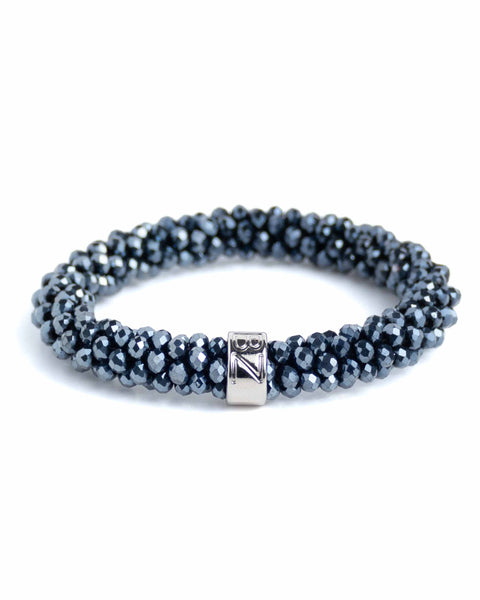 BEADZ - Dark Grey (Silver Charm)