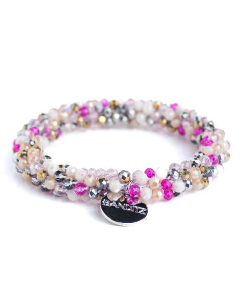 BEADZ - Rose Mix (Silver charm)