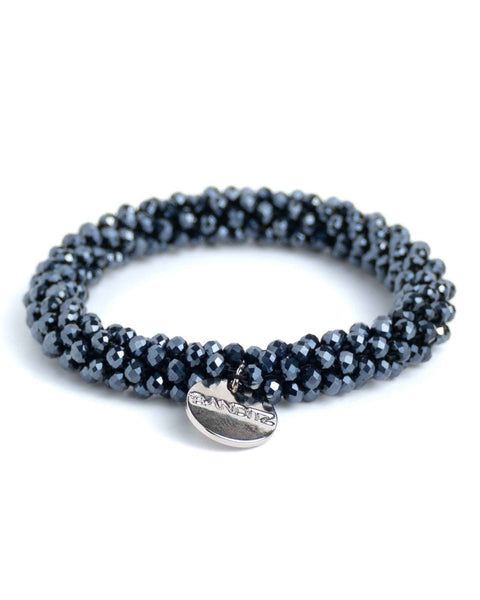 BEADZ - Dark Grey (Silver Charm)