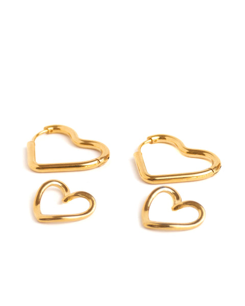 EARRINGZ - Heart in Heart