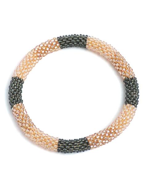 Nepal Bracelat - Grey peachy